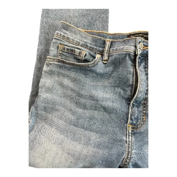 EUC Banana Republic high rise skinny distressed blue jeans | size 12 - Picture 4 of 10